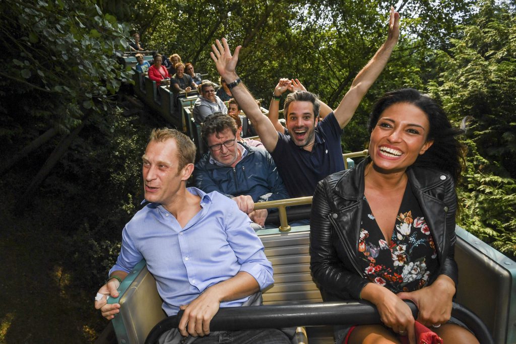 Wavre 28/08/2018 
Commande télépro le grand cactus à walibi avec les gagnant du concours télépro.
Credit : Frederic Sierakowski / Isopix