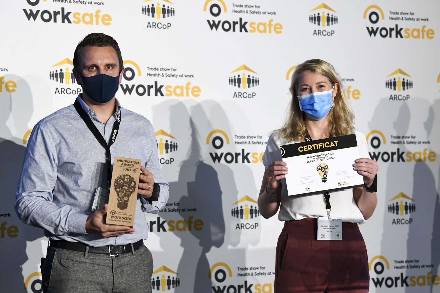 Namur, 08/10/2020
commande easyfairs worksafe Namur expo
Pix : 
Credit : Frederic Sierakowski / Isopix