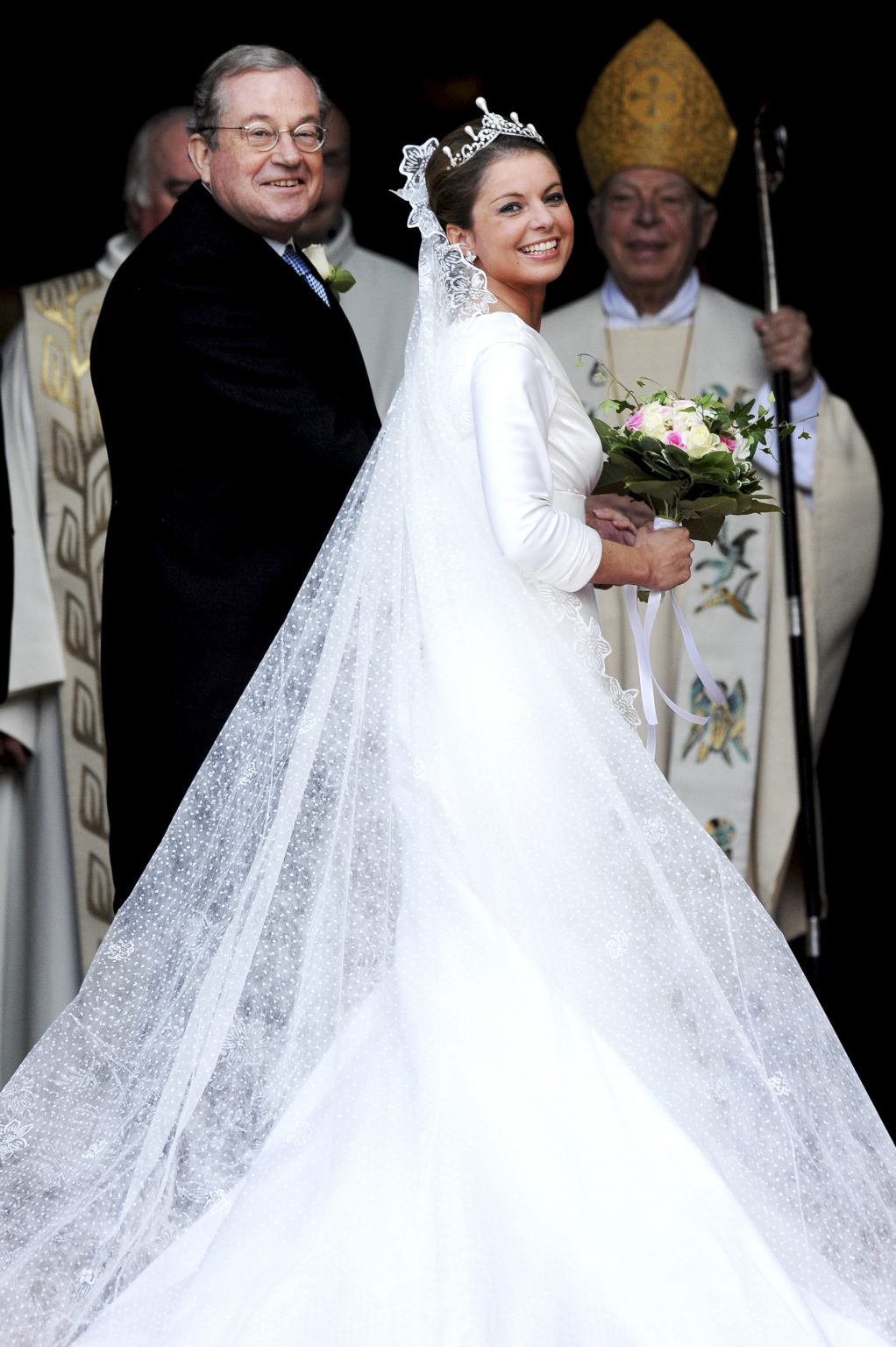 Brussels November 20th, 2010
Wedding of H.R.H. Prince Carlos de Bourbon de Parme and H.R.H. Princes Annemarie de Bourbon de Parme-GualthÈrie van Weezel in the Abbey de la Cambre - Ter Kameren.
Pix: Joan Stephan Leonard van Weezel / H.R.H. Princes Annemarie de Bourbon de Parme-GualthÈrie 
CrÈdit: FrÈdÈric SiÈrakowski / Denis Closon / Isopix