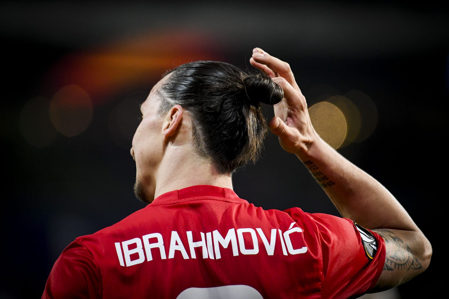 UEL , RSC Anderlecht - Manchester United 
Brussels , 13/04/2017
Quarter finales of the EUFA Europa League (UEL) , RSC Anderlecht vs. Manchester United ,  in the Constant Vanden Stockstadion in Anderlecht , Belgium . 
Pix : Manchester United's Zlatan Ibrahimovic
Credit : Frederic Sierakowski / Isopix