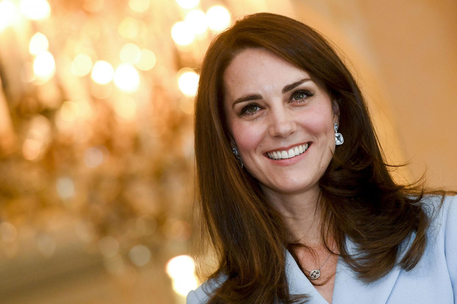 Luxembourg , 11/05/2017
The Duchess of Cambridge makes a solo trip to Luxembourg to join the commemoration of the Treaty of London. It is the next stage in what has been dubbed the Royals Brexit tour of Europe .
Pix : Britain's Duchess of Cambridge Catherine 
Credit : Frederic Sierakowski / Isopix