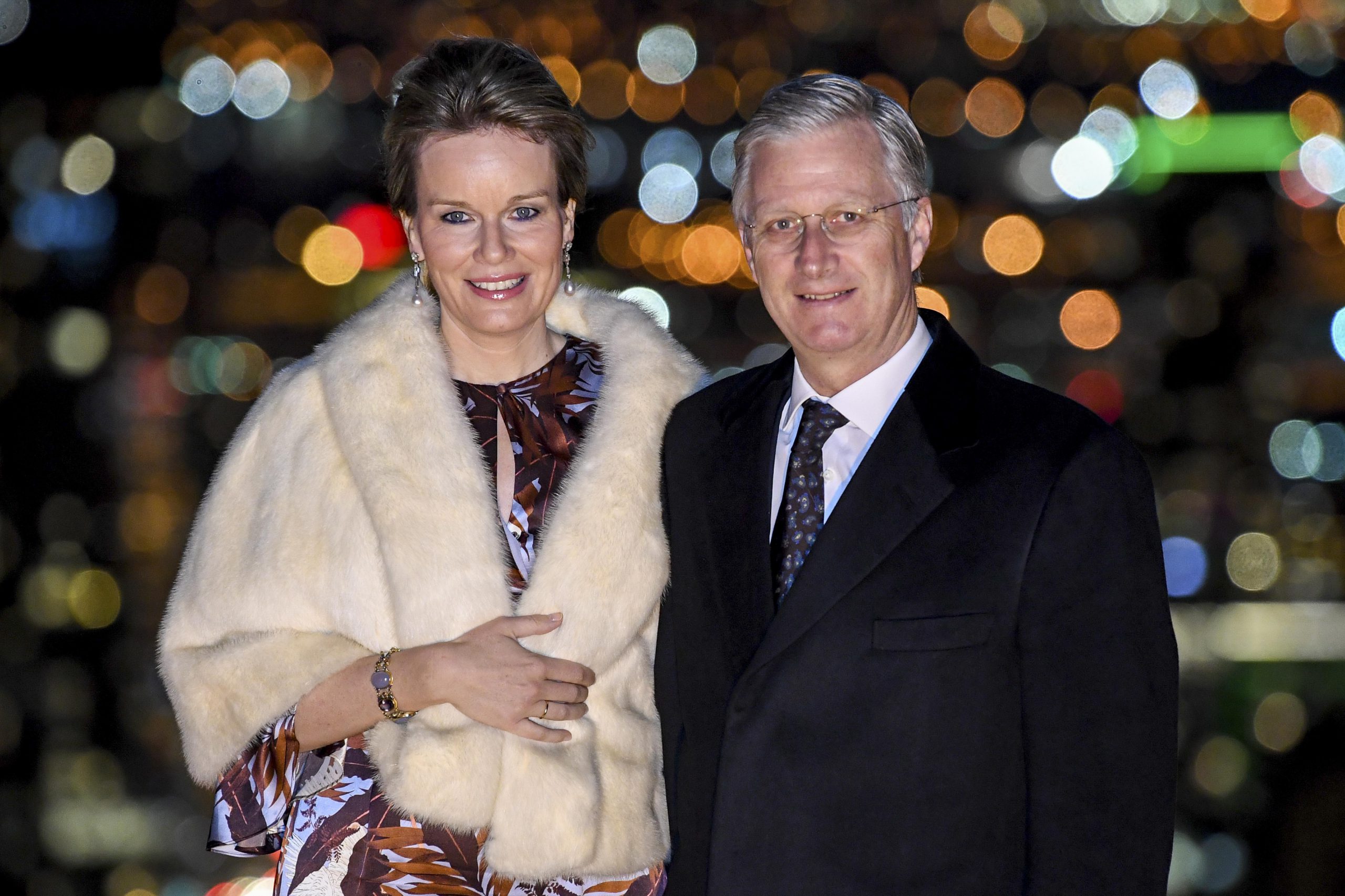 Canada Toronto , 15/03/2018
State visit of their Majesties King Philippe and Queen Mathilde of Belgians to Canada. Reception for the Belgian community living in Québec in the presence of the Lieutenant Governor of Québec 
Pix :  Queen Mathilde / King Philippe
Credit : Frederic Sierakowski / Isopix