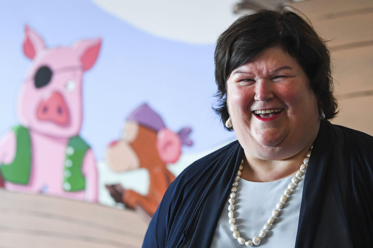 Brussels , 17/09/2018
Minister Maggie De Block meets with diabetic patients at the Queen Fabiola Children s University Hospital .
Pix : Maggie De Block
Credit : Frederic Sierakowski / Isopix