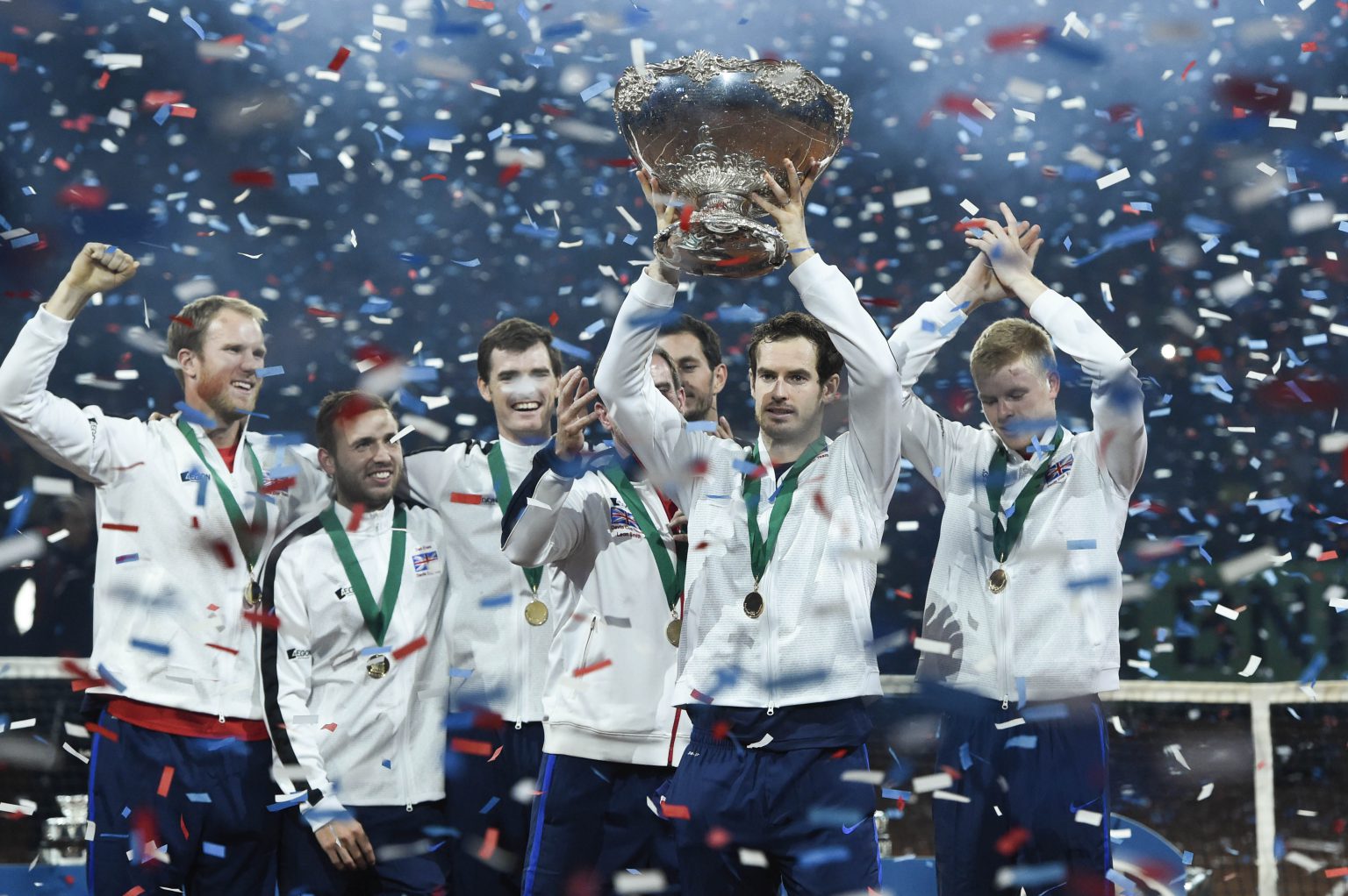 Ghent 29 november 2015
Final of the Davis Cup :  Belgium versus Great Britain at the Flanders expo Ghent
Pix .... Andy Murray
Credit Frederic Sierakowski / Isopix
