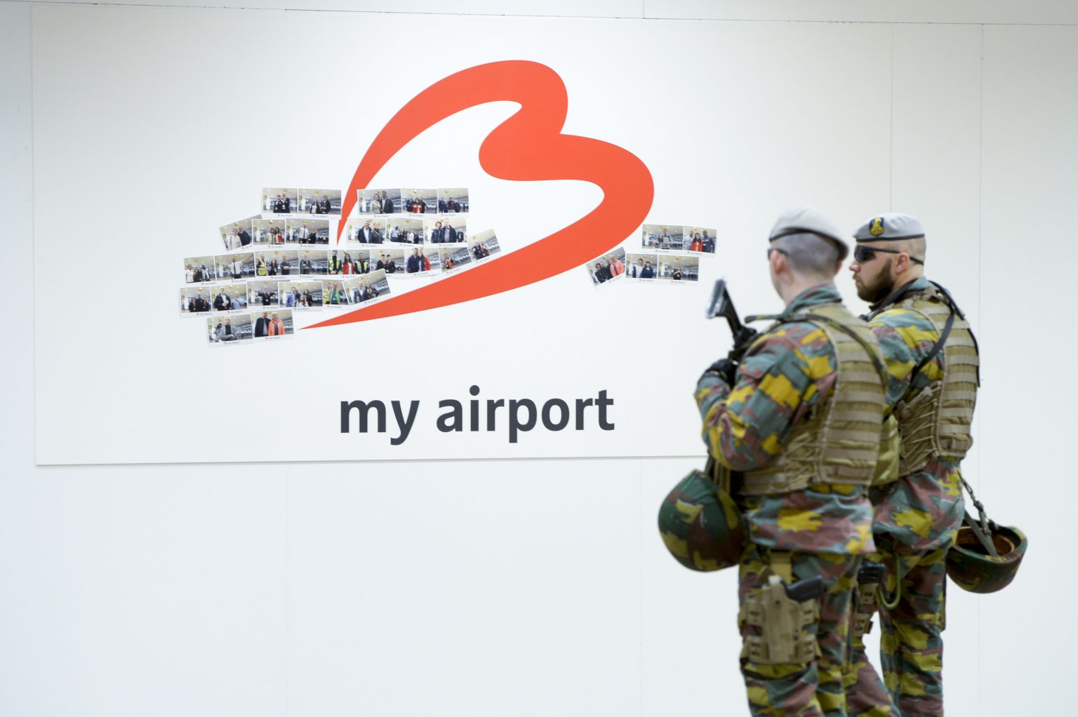 Zaventem 2 May 2016
Press visit to the reopened departure hall of Brussels Airport after the terrorist attacks of  March 22nd
Credit Frederic Sierakowski / Isopix