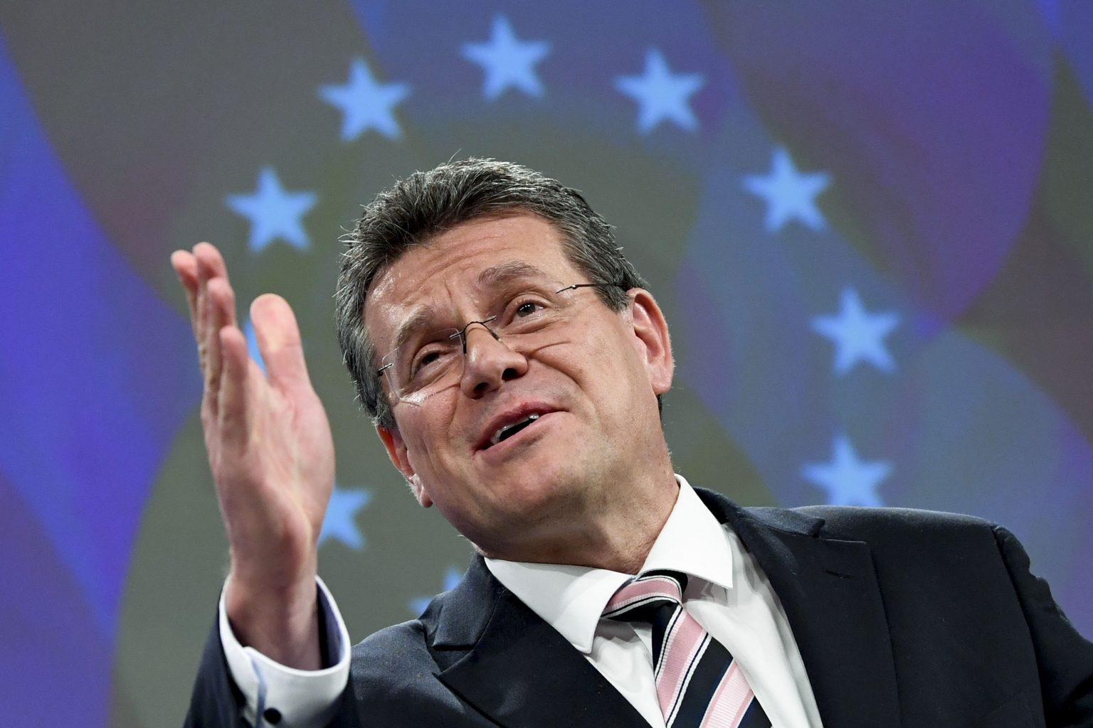 Brussels , 29/01/2020
Press conference by Vice-President Maros Sefcovic on the Commission s work program for 2020 .
Pix : Maros Sefcovic
Credit : Frederic Sierakowski / Isopix