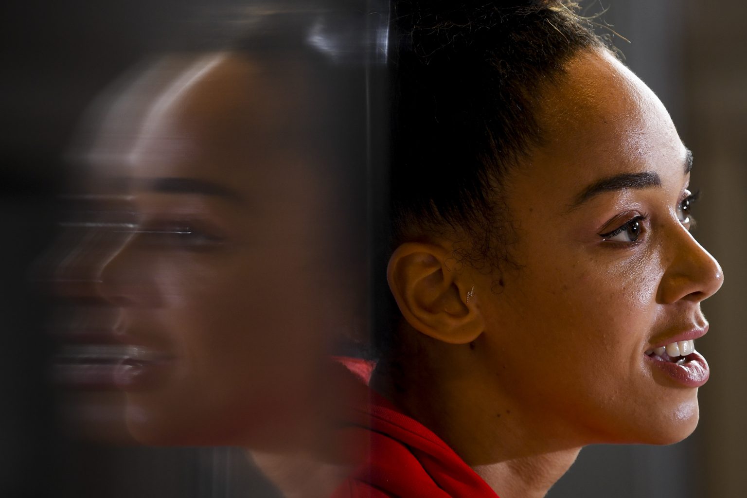 Brussels  03/09/2020
press conference of the IAAF Diamond League Memorial Van Damme athletics meeting
Pix :  Katarina Johnson-Thompson
Credit : Frederic Sierakowski / Isopix