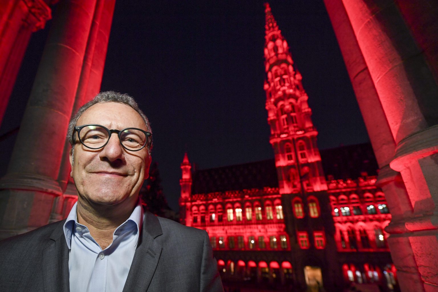 Brussel - Bruxelles , 23/11/2016
Cp a l occasion de l inauguration du nouvel eclairage de la Grand-Place de Bruxelles par l echevine et le bourgmestre - Pc naar aanleiding van de inhuldiging van de nieuwe verlichting van de Grand-Place van Brussel in aanwezigeheid van de schepen en de burgemeester .
Pix : Yvan Mayeur
Credit : Frederic Sierakowski / Isopix