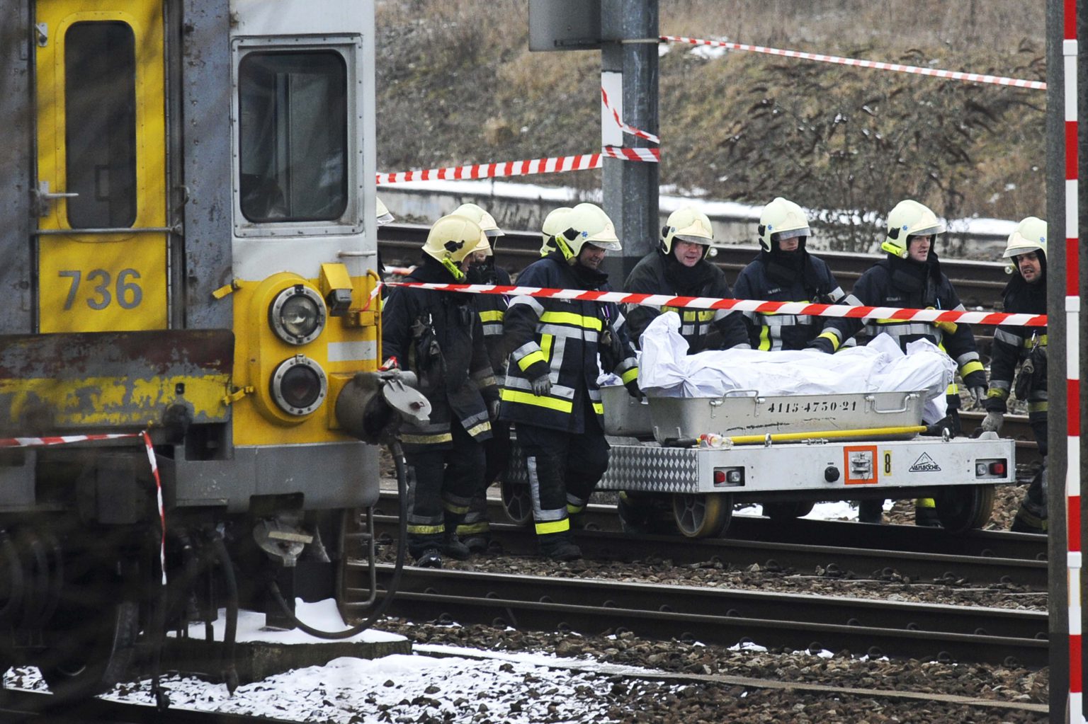 Buizingen - Halle (Belgium) February 15th, 2010
Train crash in Buizingen - Halle - 20 passengers were killed an many others were injured
Pix. : Illustration
Crédit : Frédérix Siérakowski / Isopix
